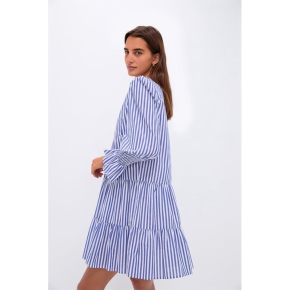 Tuckernuck Pomander Place Kenzo Cotton Poplin Striped Dress Sz - Picture 4 of 10